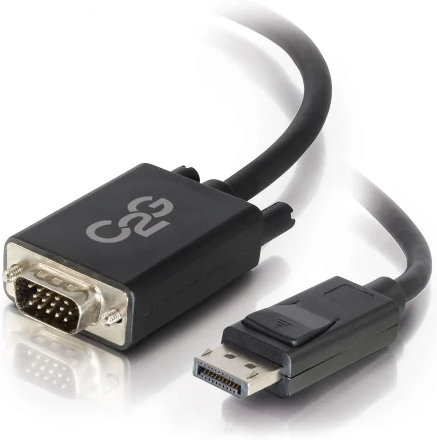 کابل تبدیل DisplayPort نر به VGA نر C2G / Cables to Go 54332، مشکی (6