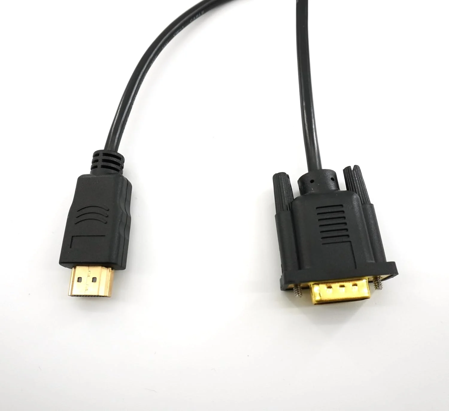 کابل HDMI به VGA طول 1.8 متر، کابل آداپتور یک طرفه HDMI به VGA (نر به نر) برای کامپیوتر، لپ تاپ، دسکتاپ، مانیتور، پروژکتور، تلویزیون های HD