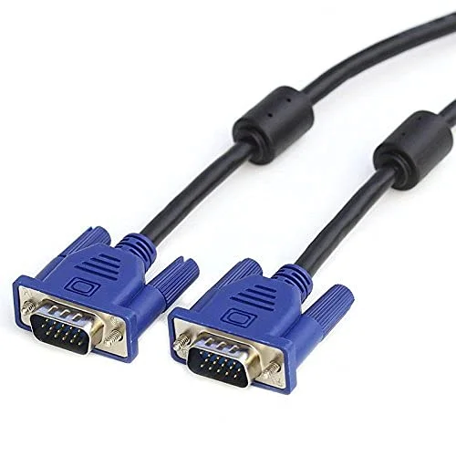 کابل VGA مانیتور LCD LED با طول 5 متر، اتصال نر به نر، مناسب برای کامپیوتر و پروژکتور، رنگ آبی