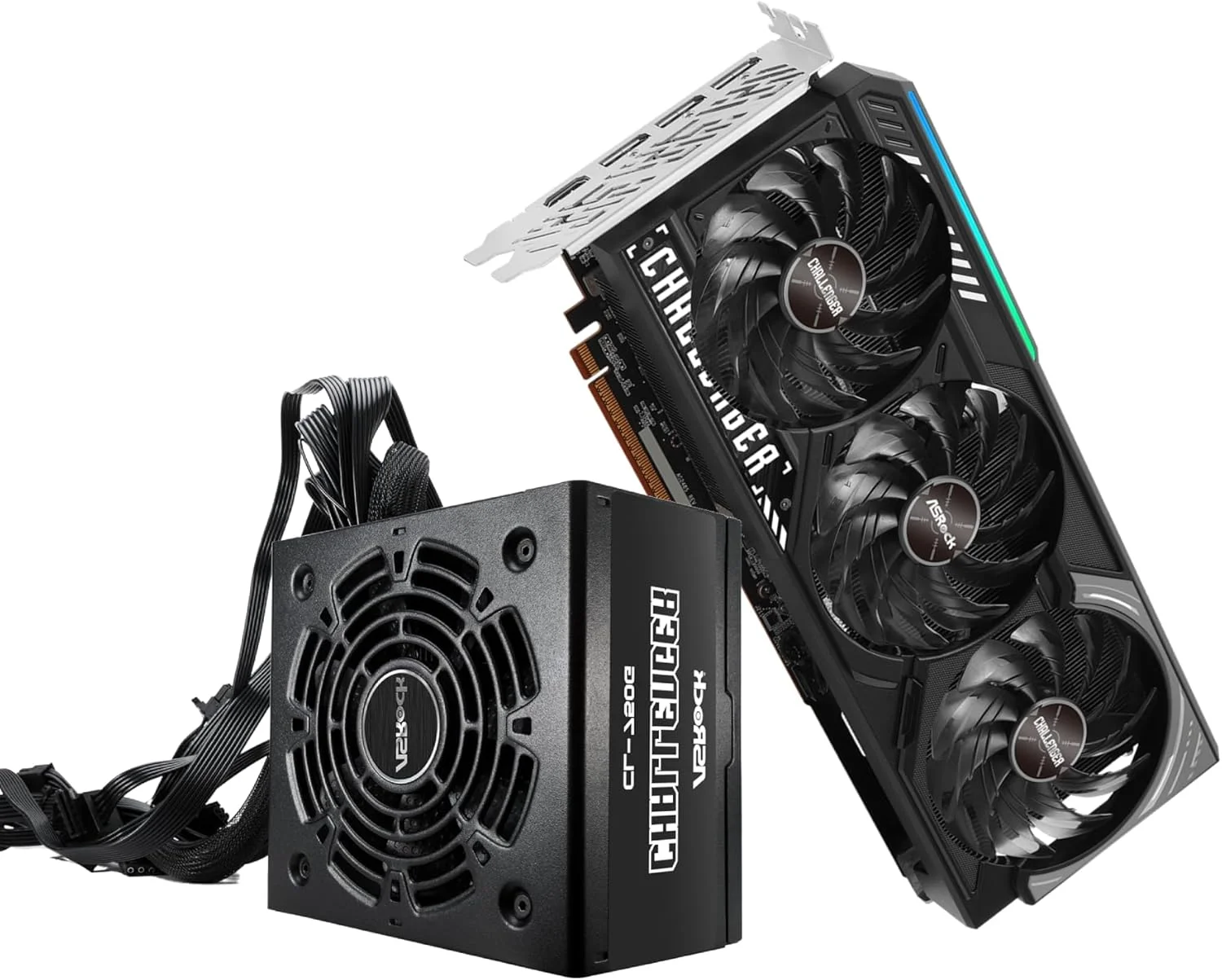 بسته نیروی چالشگر ایسراک: کارت گرافیک رادئون RX 9070 با 16 گیگابایت حافظه GDDR6 و منبع تغذیه 750 وات 80+ گلد ATX 3.1 - ترکیب نهایی گیمینگ