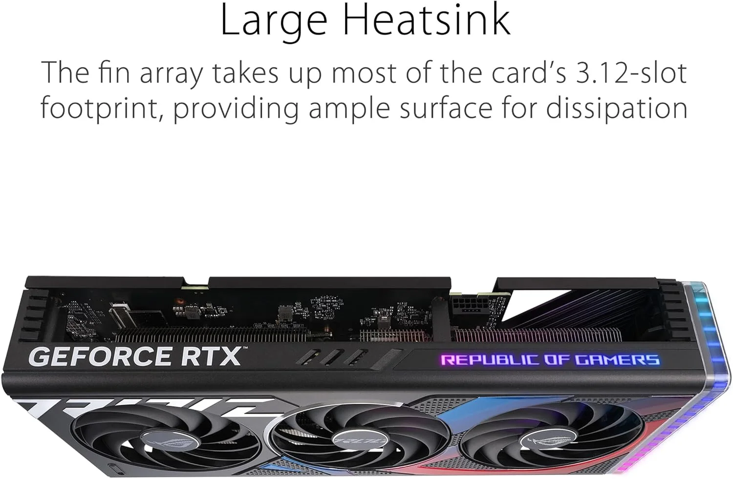 کارت گرافیک ایسوس ROG Strix GeForce RTX 4070 Ti Super OC - با 16 گیگابایت حافظه GDDR6X، 2 پورت HDMI و 3 پورت DP