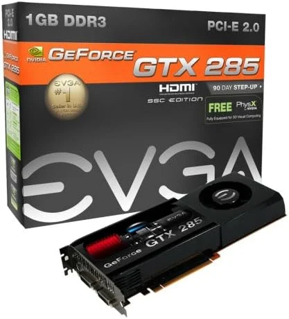 کارت گرافیک EVGA 01G-P3-1287-AR GeForce GTX285 Super Super Clocked Edition با 1 گیگابایت حافظه GDDR3 و PCI-Express 2.0