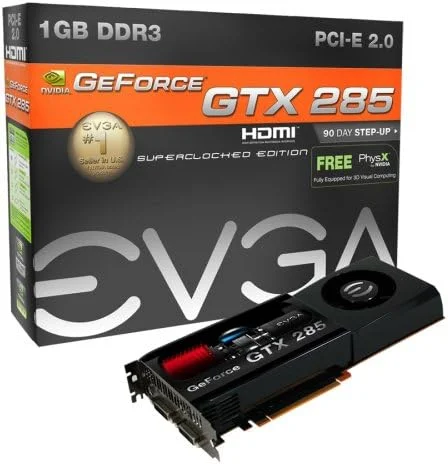 کارت گرافیک EVGA 01G-P3-1285-AR GeForce GTX285 Super Clocked Edition با 1 گیگابایت حافظه GDDR3 و رابط PCI-Express 2.0