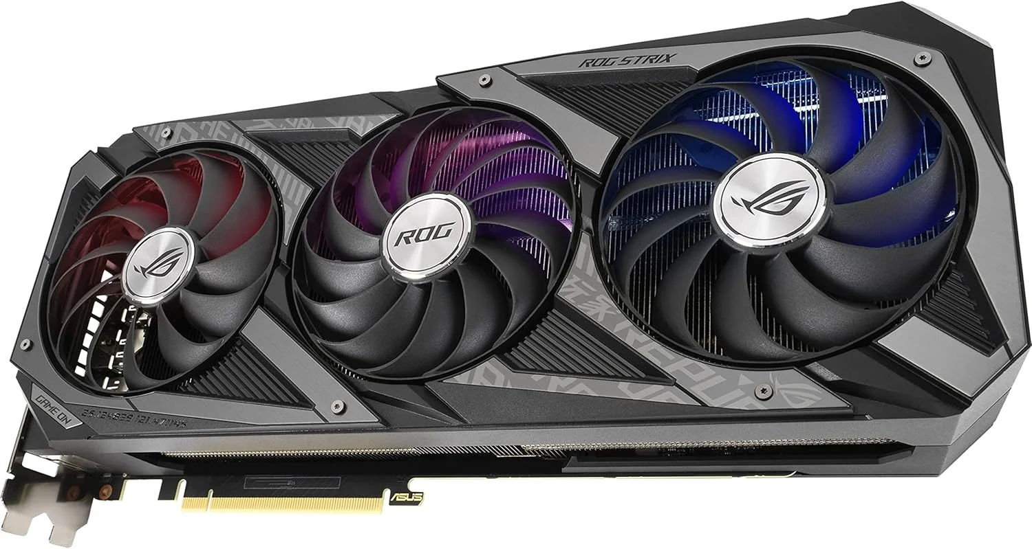 کارت گرافیک گیمینگ ایسوس ROG Strix NVIDIA GeForce RTX 3070 V2 OC Edition (PCIe 4.0، 8GB GDDR6، LHR، HDMI 2.1، DisplayPort 1.4a، طراحی فن Axial-tech، 2.9-اسلات، Super Alloy Power II، GPU Tweak II) کارت گرافیک گیمینگ ایسوس ROG Strix NVIDIA GeForce RTX 3070 V2 OC Edition (PCIe 4.0، 8GB GDDR6، LHR، HDMI 2.1، DisplayPort 1.4a، طراحی فن Axial-tech، 2.9-اسلات، Super Alloy Power II، GPU Tweak II)