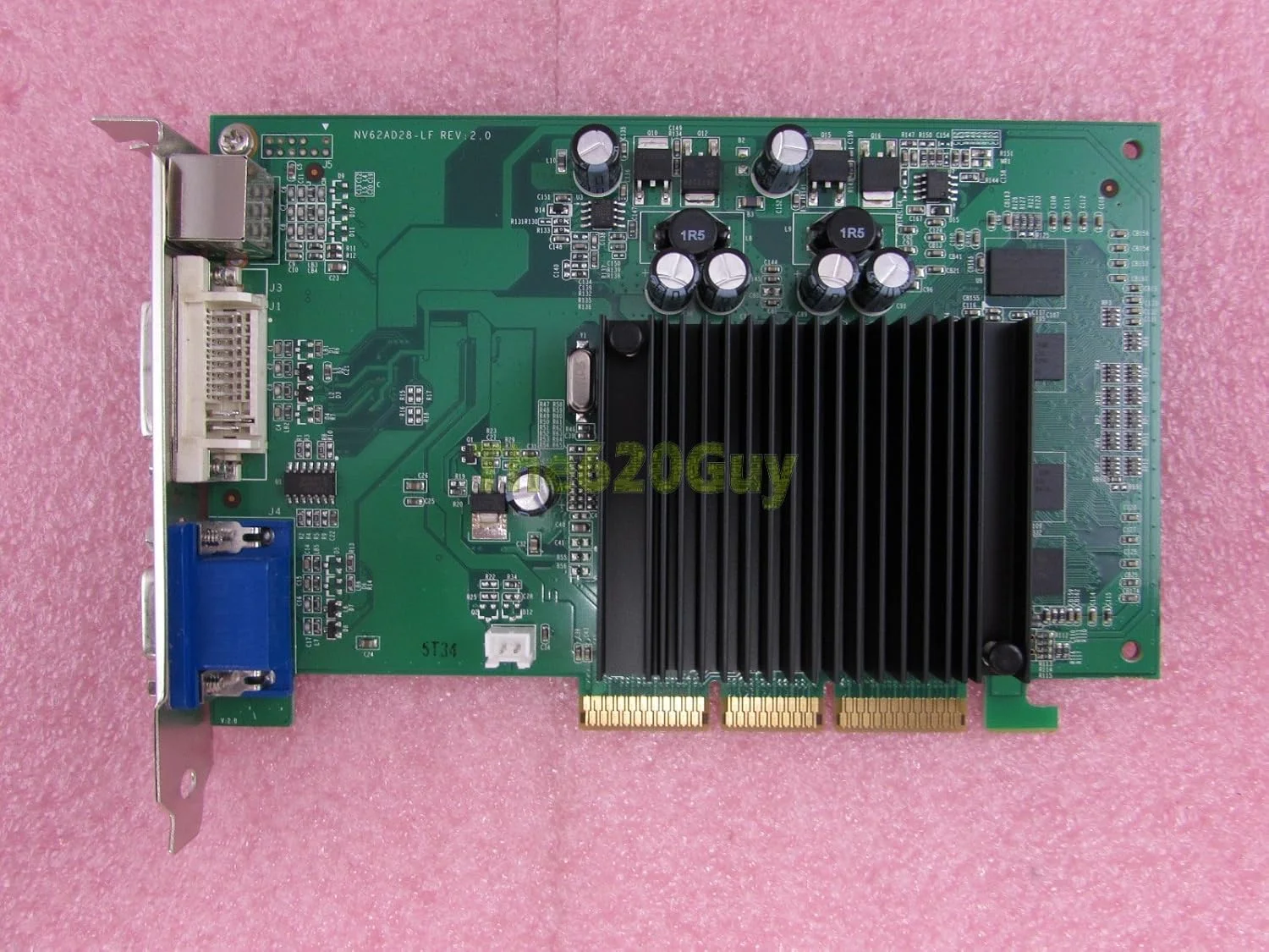 کارت گرافیک GeForce 6200 با 512 مگابایت حافظه DDR2 و رابط AGP 8X