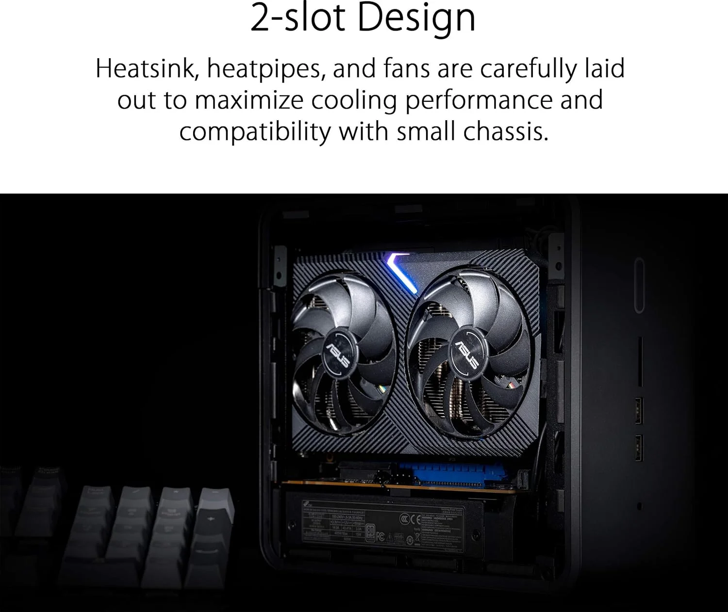 کارت گرافیک ایسوس Dual NVIDIA GeForce GTX 1650 Mini OC Edition Gaming CSM (PCIe 3.0، حافظه 4GB GDDR6، HDMI، DisplayPort، DVI-D، برای Intel NUC 9 Extreme Kit، Intel NUC 9 Pro Kit و شاسی های کوچک)