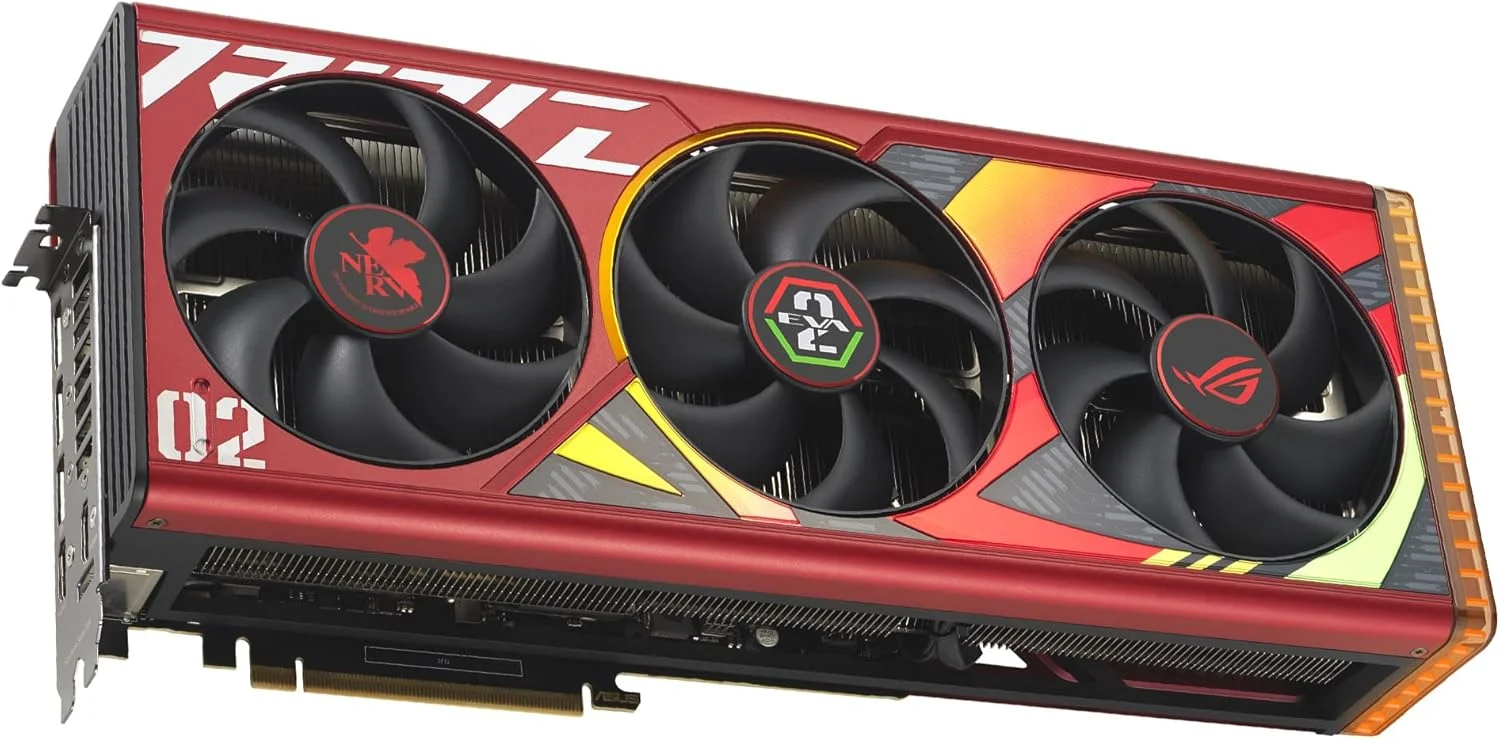 کارت گرافیک گیمینگ ایسوس ROG Strix NVIDIA GeForce RTX 4090 OC EVA-02 Edition (PCIe 4.0, 24GB GDDR6X, HDMI 2.1a, DisplayPort 1.4a, طراحی 3.5 اسلات)