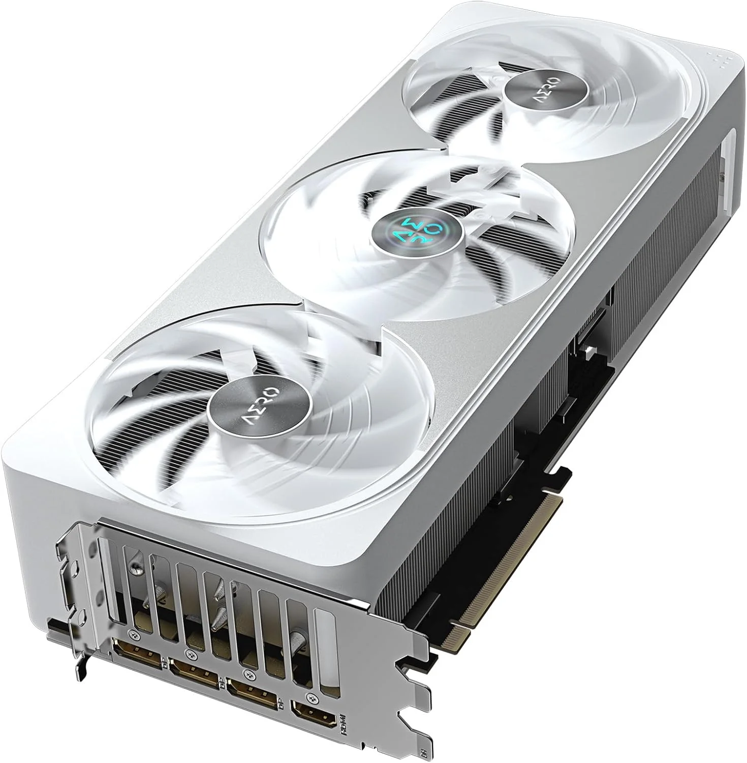 کارت گرافیک GIGABYTE GeForce RTX 5070 Ti AERO OC 16G، شانزده گیگابایت GDDR7 256 بیتی، PCIe 5.0، سیستم خنک کننده WINDFORCE، کارت ویدیو GV-N507TAERO OC-16GD کارت گرافیک GIGABYTE GeForce RTX 5070 Ti AERO OC 16G، شانزده گیگابایت GDDR7 256 بیتی، PCIe 5.0، سیستم خنک کننده WINDFORCE، کارت ویدیو GV-N507TAERO OC-16GD