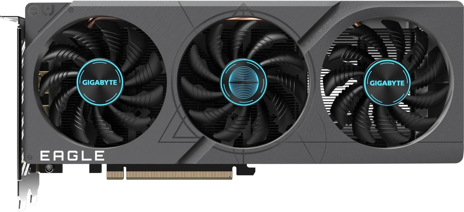 کارت گرافیک گیگابایت NVIDIA GeForce RTX 4060 Eagle OC - حافظه 8 گیگابایت GDDR6، رابط 128 بیتی، PCI-E 4.0، فرکانس هسته 2505 مگاهرتز، 2 پورت DP 1.4، 2 پورت HDMI 2.1a، NVIDIA DLSS 3 - GV-N4060EAGLE OC-8GD کارت گرافیک گیگابایت NVIDIA GeForce RTX 4060 Eagle OC - حافظه 8 گیگابایت GDDR6، رابط 128 بیتی، PCI-E 4.0، فرکانس هسته 2505 مگاهرتز، 2 پورت DP 1.4، 2 پورت HDMI 2.1a، NVIDIA DLSS 3 - GV-N4060EAGLE OC-8GD