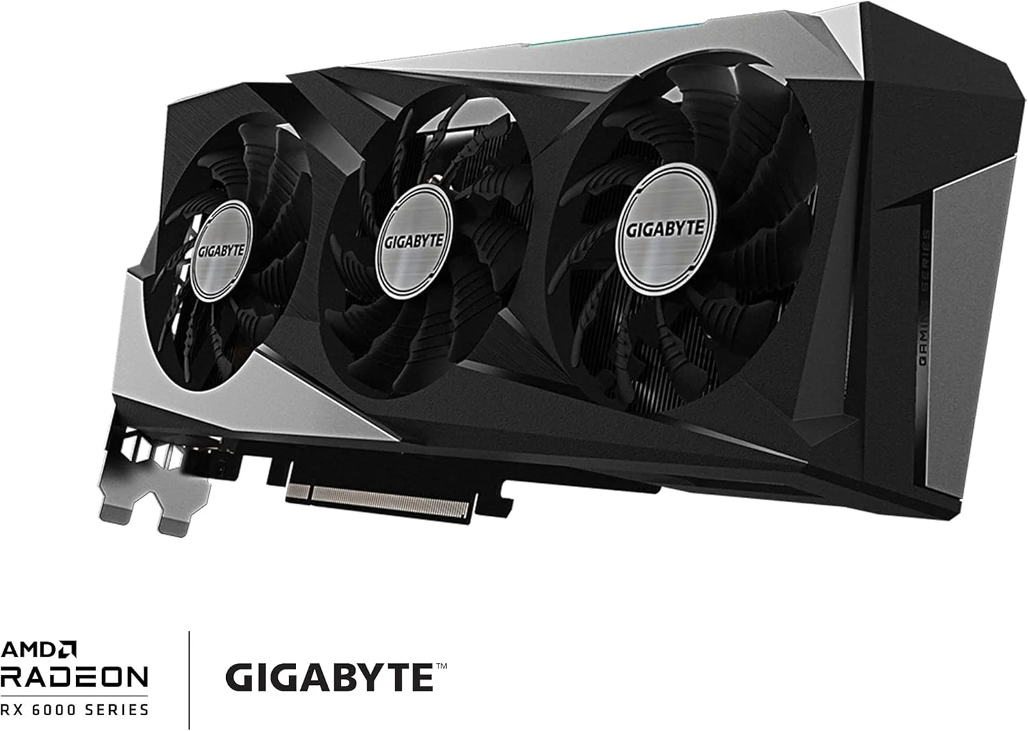 کارت گرافیک GIGABYTE Radeon RX 6600 XT Gaming OC PRO 8G، سیستم خنک کننده WINDFORCE 3X، حافظه 8 گیگابایتی GDDR6 128 بیتی، کارت ویدیو GV-R66XTGAMINGOC PRO-8GD