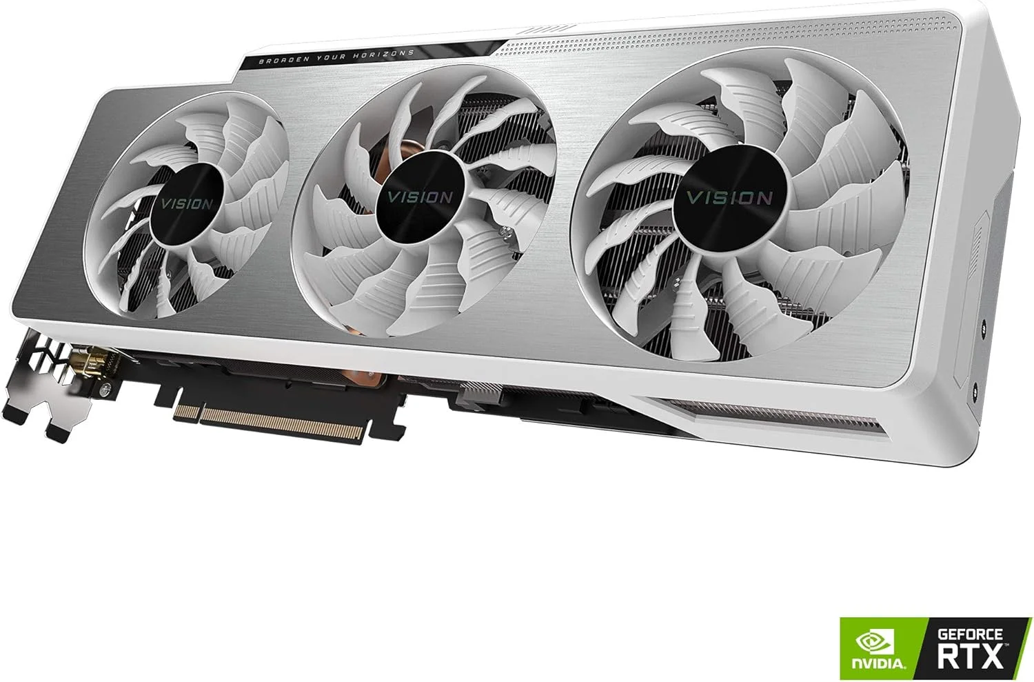 کارت گرافیک GIGABYTE GeForce RTX 3090 Vision OC 24G، سه فن WINDFORCE، حافظه 24 گیگابایتی GDDR6X 384 بیتی، کارت ویدیو GV-N3090VISION OC-24GD