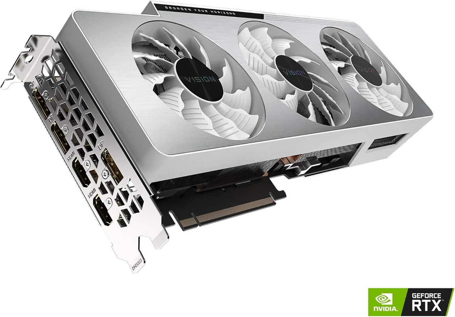 کارت گرافیک GIGABYTE GeForce RTX 3090 Vision OC 24G، سه فن WINDFORCE، حافظه 24 گیگابایتی GDDR6X 384 بیتی، کارت ویدیو GV-N3090VISION OC-24GD