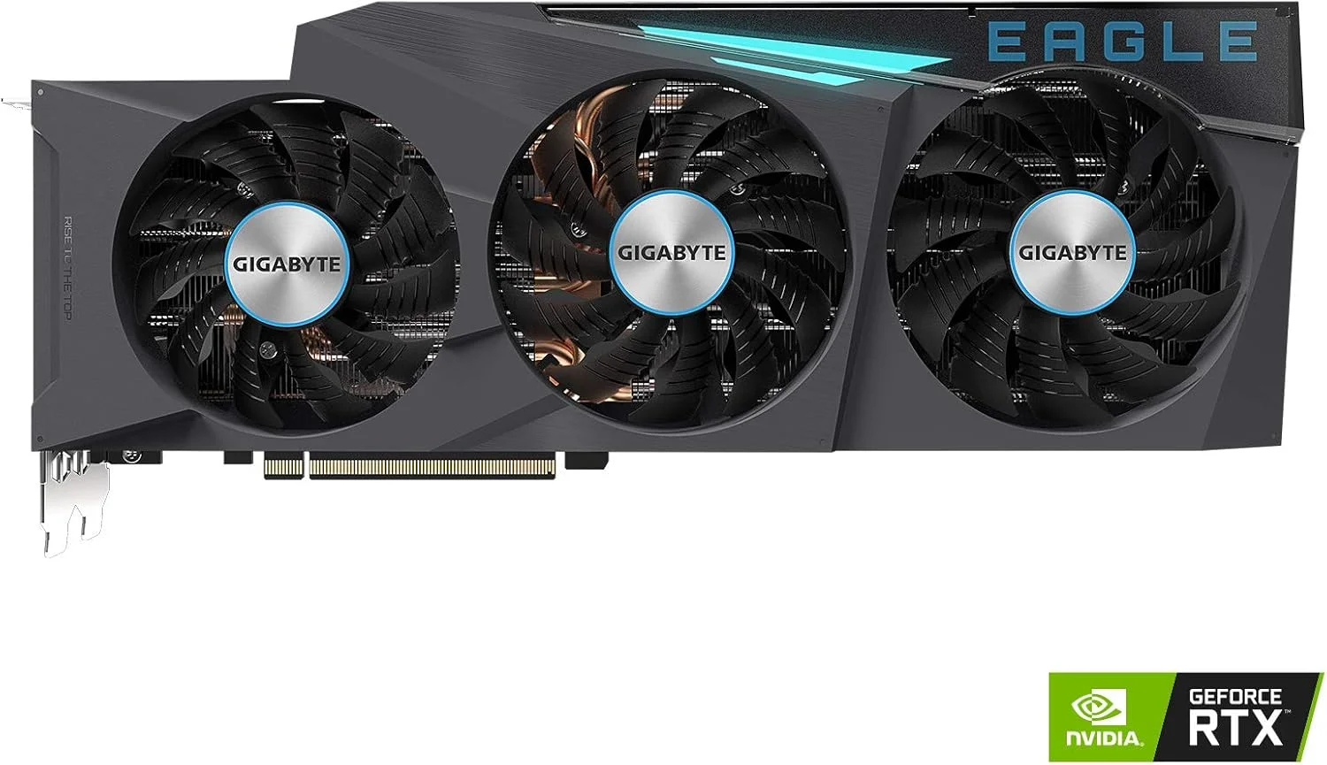 کارت گرافیک گیگابایت GeForce RTX 3080 EAGLE OC 10G، سه فن Windforce، حافظه 10GB GDDR6X 320-bit، کارت ویدیو GV-N3080EAGLE OC-10GD کارت گرافیک گیگابایت GeForce RTX 3080 EAGLE OC 10G، سه فن Windforce، حافظه 10GB GDDR6X 320-bit، کارت ویدیو GV-N3080EAGLE OC-10GD
