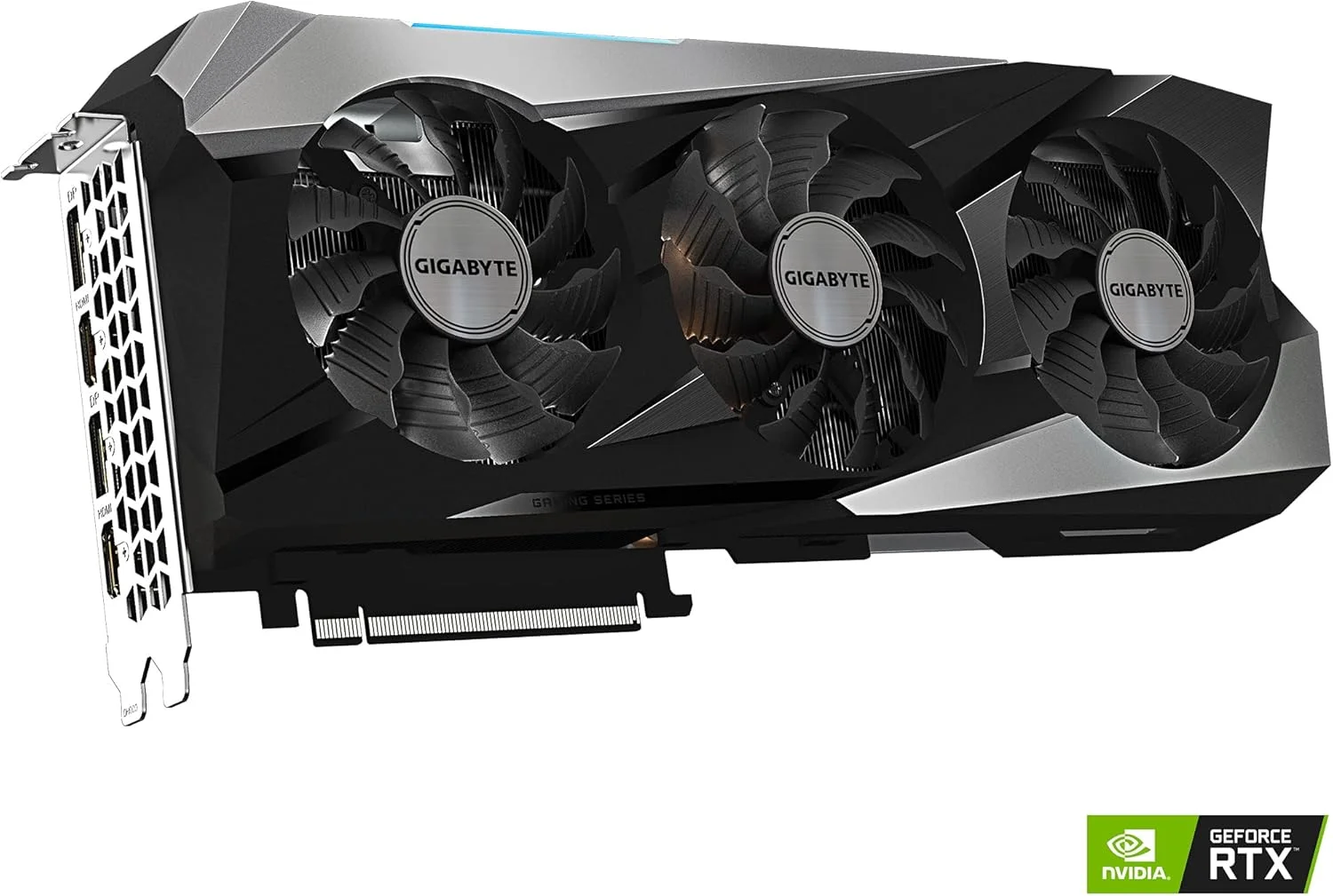 کارت گرافیک گیگابایت GeForce RTX 3070 Ti Gaming OC 8G، سیستم خنک کننده WINDFORCE 3X، حافظه 8GB GDDR6X 256-bit، کارت ویدیو GV-N307TGAMING OC-8GD کارت گرافیک گیگابایت GeForce RTX 3070 Ti Gaming OC 8G، سیستم خنک کننده WINDFORCE 3X، حافظه 8GB GDDR6X 256-bit، کارت ویدیو GV-N307TGAMING OC-8GD
