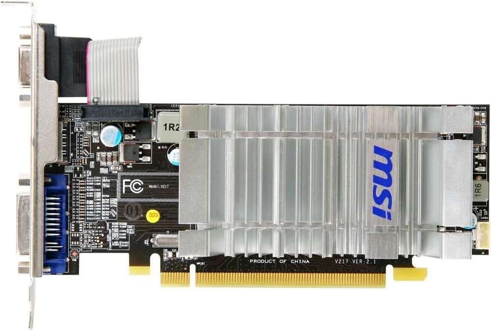 کارت گرافیک ام اس آی R5450 با 1024 مگابایت حافظه DDR2 و رابط PCI-Express 2.0 مدل MD1GH/D2