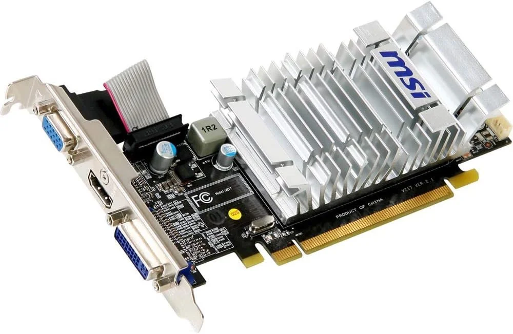 کارت گرافیک ام اس آی R5450 با 1024 مگابایت حافظه DDR2 و رابط PCI-Express 2.0 مدل MD1GH/D2