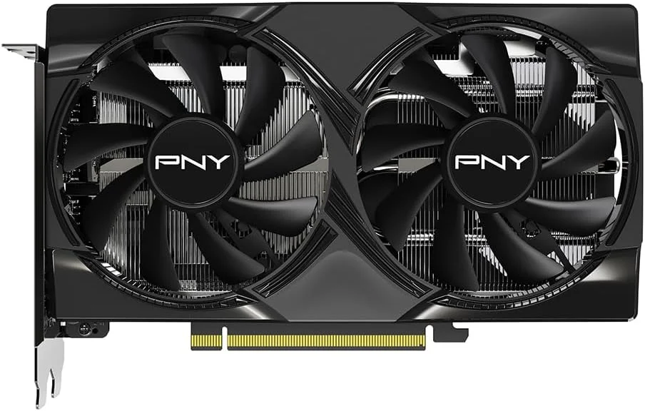 کارت گرافیک PNY NVIDIA GeForce RTX™ 5060 OC با دو فن، (8 گیگابایت GDDR7، 128 بیتی، آماده SFF، PCIe® 5.0، HDMI®/DP 2.1، 2 اسلات، معماری NVIDIA Blackwell، DLSS 4)