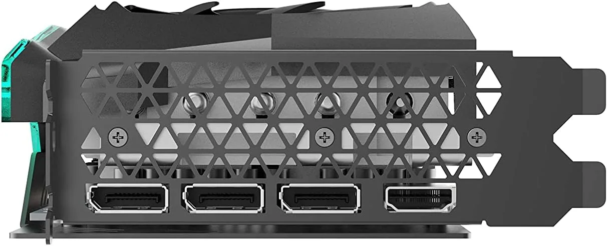 کارت گرافیک گیمینگ ZOTAC Gaming GeForce RTX 3070 Ti AMP Holo با 8 گیگابایت حافظه GDDR6X، 256 بیتی، 19 گیگابیت بر ثانیه، PCIE 4.0، رنگ HoloBlack، خنک کننده پیشرفته IceStorm 2.0، نورپردازی Spectra 2.0 RGB، مدل ZT-A30710F-10P (بازسازی شده) - تصویر 3