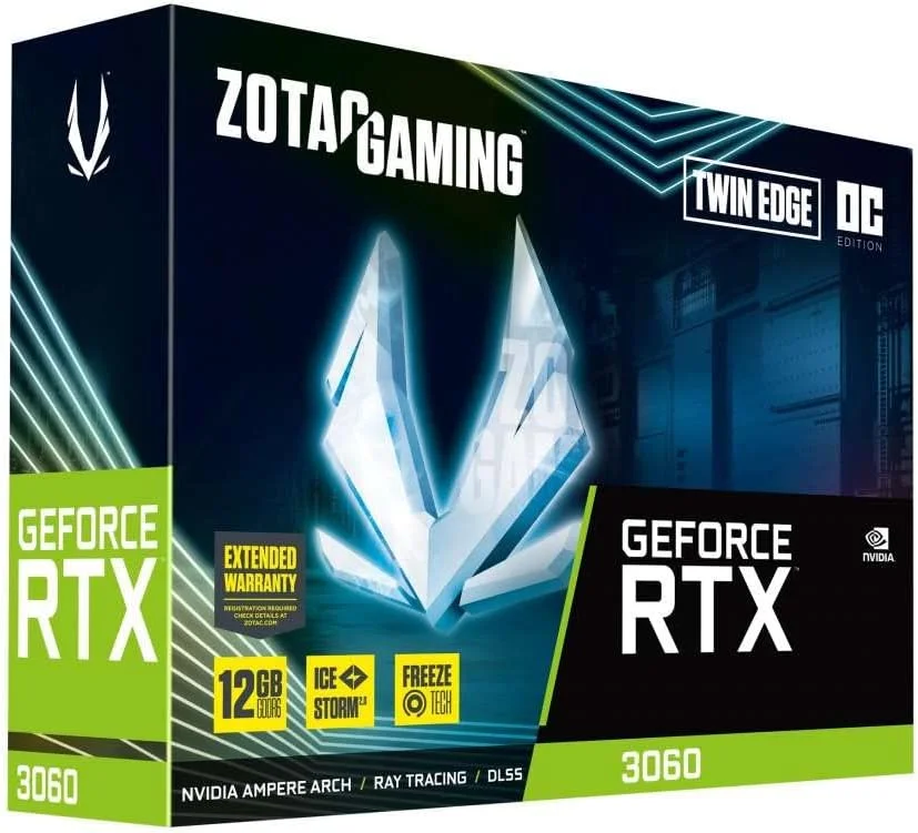 کارت گرافیک زوتک RTX 3060 Twin Edge OC 12G (GDDR6, HDMI 2.1, 3xDP 1.4a) (RTX 3060 Twin Edge OC) - تصویر 2