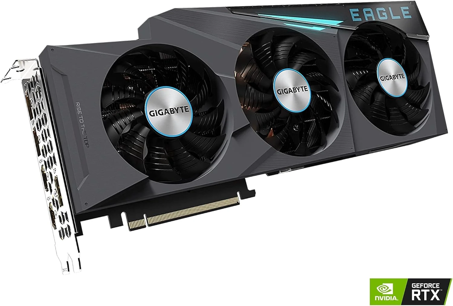 کارت گرافیک GIGABYTE GeForce RTX 3080 Ti Eagle OC 12G، دارای 3 فن Windforce، حافظه 12GB 384-bit GDDR6X، کارت ویدیو GV-N308TEAGLE OC-12GD (بازسازی شده) کارت گرافیک GIGABYTE GeForce RTX 3080 Ti Eagle OC 12G، دارای 3 فن Windforce، حافظه 12GB 384-bit GDDR6X، کارت ویدیو GV-N308TEAGLE OC-12GD (بازسازی شده)