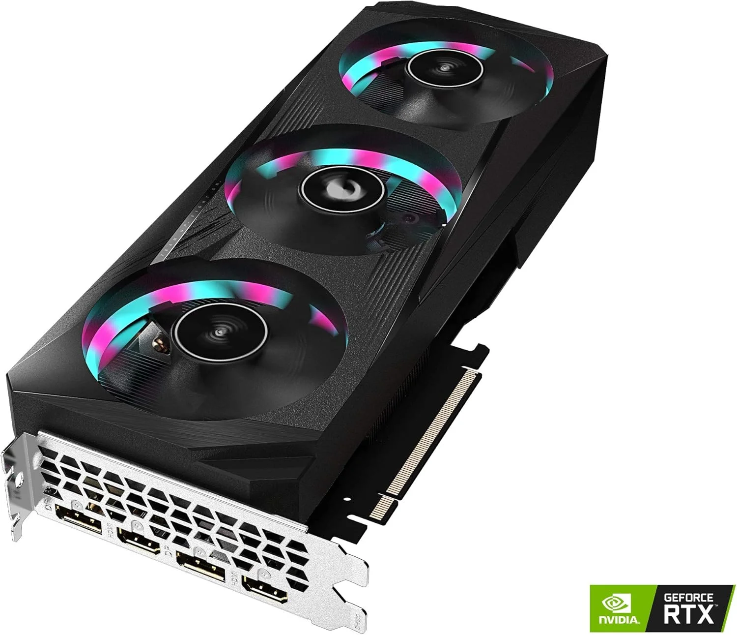 کارت گرافیک گیگابایت AORUS GeForce RTX 3060 Ti Elite 8G، سه فن WINDFORCE، حافظه 8 گیگابایتی GDDR6 256 بیتی، کارت ویدیو GV-N306TAORUS E-8GD کارت گرافیک گیگابایت AORUS GeForce RTX 3060 Ti Elite 8G، سه فن WINDFORCE، حافظه 8 گیگابایتی GDDR6 256 بیتی، کارت ویدیو GV-N306TAORUS E-8GD