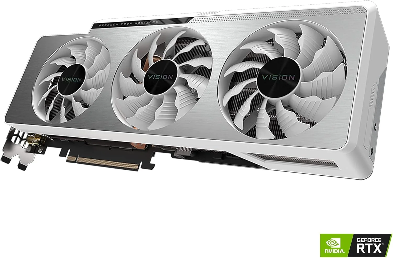 کارت گرافیک GIGABYTE GeForce RTX 3080 Ti Vision OC 12G، سه فن WINDFORCE، حافظه 12GB 384-bit GDDR6X، کارت ویدیو GV-N308TVISION OC-12GD (بازسازی شده)