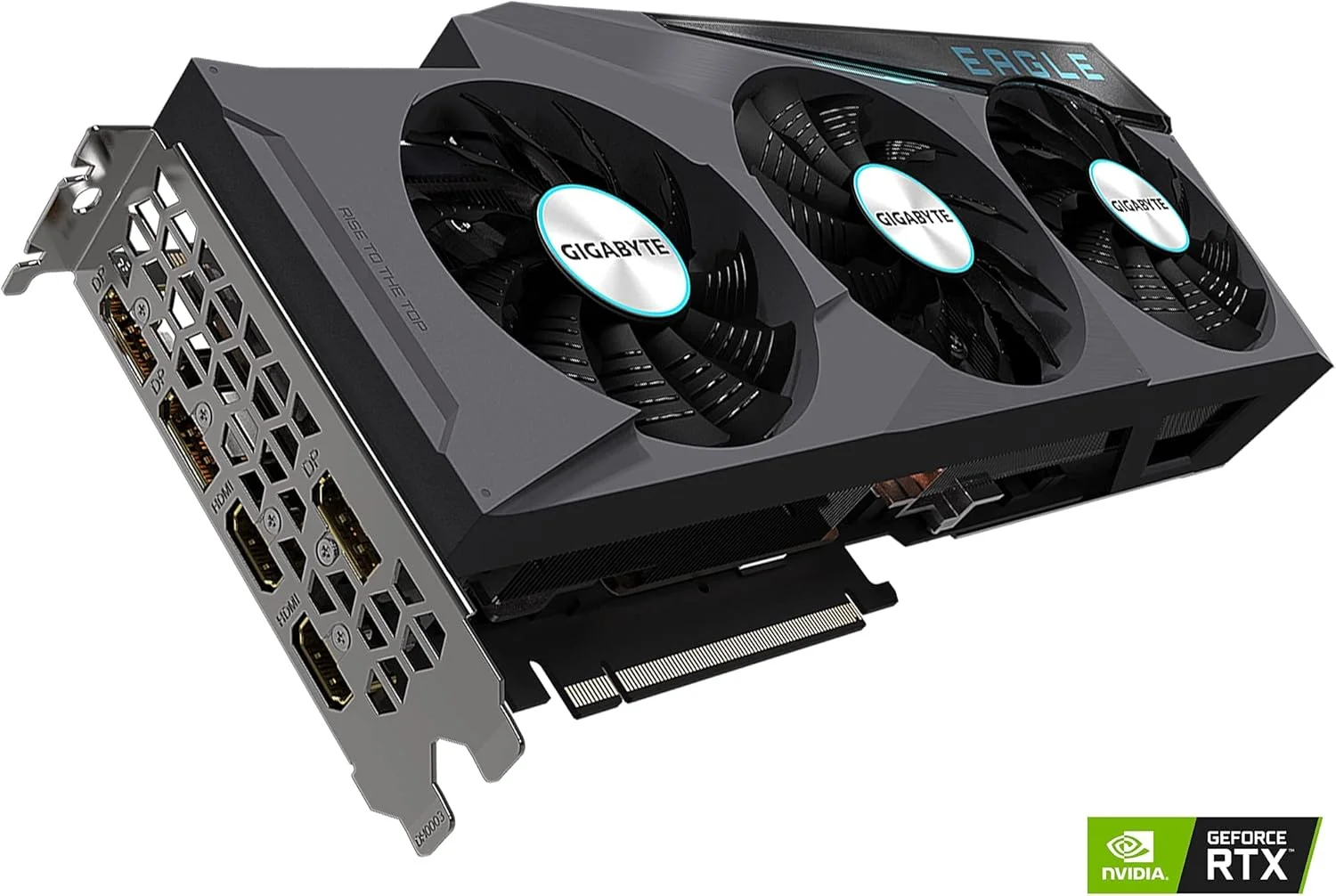 کارت گرافیک GIGABYTE GeForce RTX 3080 Ti Eagle OC 12G، دارای 3 فن Windforce، حافظه 12GB 384-bit GDDR6X، کارت ویدیو GV-N308TEAGLE OC-12GD (بازسازی شده) کارت گرافیک GIGABYTE GeForce RTX 3080 Ti Eagle OC 12G، دارای 3 فن Windforce، حافظه 12GB 384-bit GDDR6X، کارت ویدیو GV-N308TEAGLE OC-12GD (بازسازی شده)