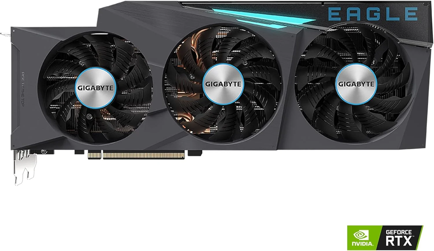 کارت گرافیک GIGABYTE GeForce RTX 3080 Ti Eagle 12G، سه فن WINDFORCE، حافظه 12 گیگابایتی GDDR6X 384 بیتی، کارت ویدیو GV-N308TEAGLE-12GD
