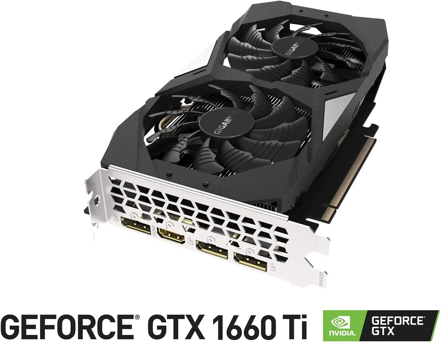 کارت گرافیک گیگابایت GeForce GTX 1660 Ti OC 6G 192-bit GDDR6 DisplayPort 1.4 HDMI 2.0B با سیستم خنک کننده Windforce 2X - مدل Gv-N166TOC-6GD کارت گرافیک گیگابایت GeForce GTX 1660 Ti OC 6G 192-bit GDDR6 DisplayPort 1.4 HDMI 2.0B با سیستم خنک کننده Windforce 2X - مدل Gv-N166TOC-6GD