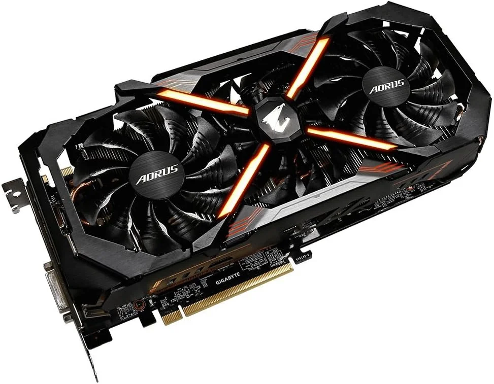کارت گرافیک گیگابایت AORUS GeForce GTX 1080 Ti با 11 گیگابایت حافظه GV-N108TAORUS-11GD کارت گرافیک گیگابایت AORUS GeForce GTX 1080 Ti با 11 گیگابایت حافظه GV-N108TAORUS-11GD