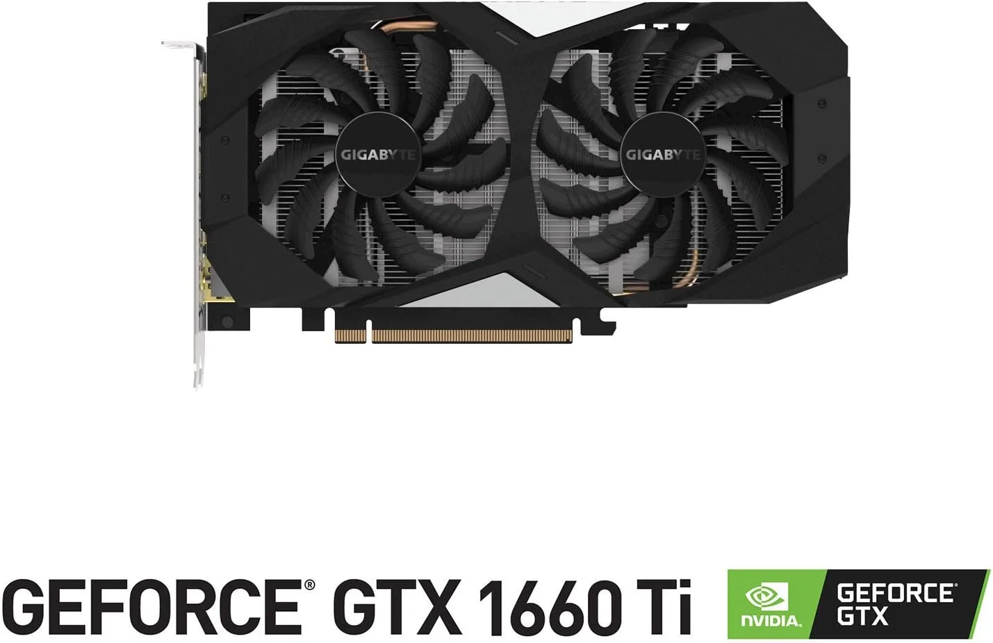 کارت گرافیک گیگابایت GeForce GTX 1660 Ti OC 6G 192-bit GDDR6 DisplayPort 1.4 HDMI 2.0B با سیستم خنک کننده Windforce 2X - مدل Gv-N166TOC-6GD کارت گرافیک گیگابایت GeForce GTX 1660 Ti OC 6G 192-bit GDDR6 DisplayPort 1.4 HDMI 2.0B با سیستم خنک کننده Windforce 2X - مدل Gv-N166TOC-6GD