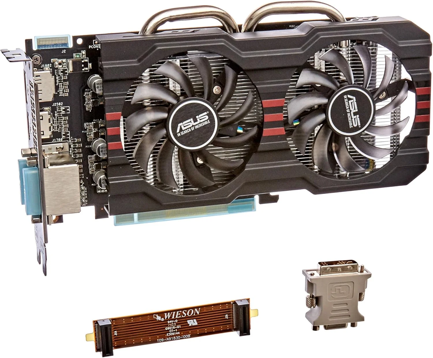 کارت گرافیک ایسوس با 2 گیگابایت حافظه GDDR5 مدل R7265-DC2-2GD5