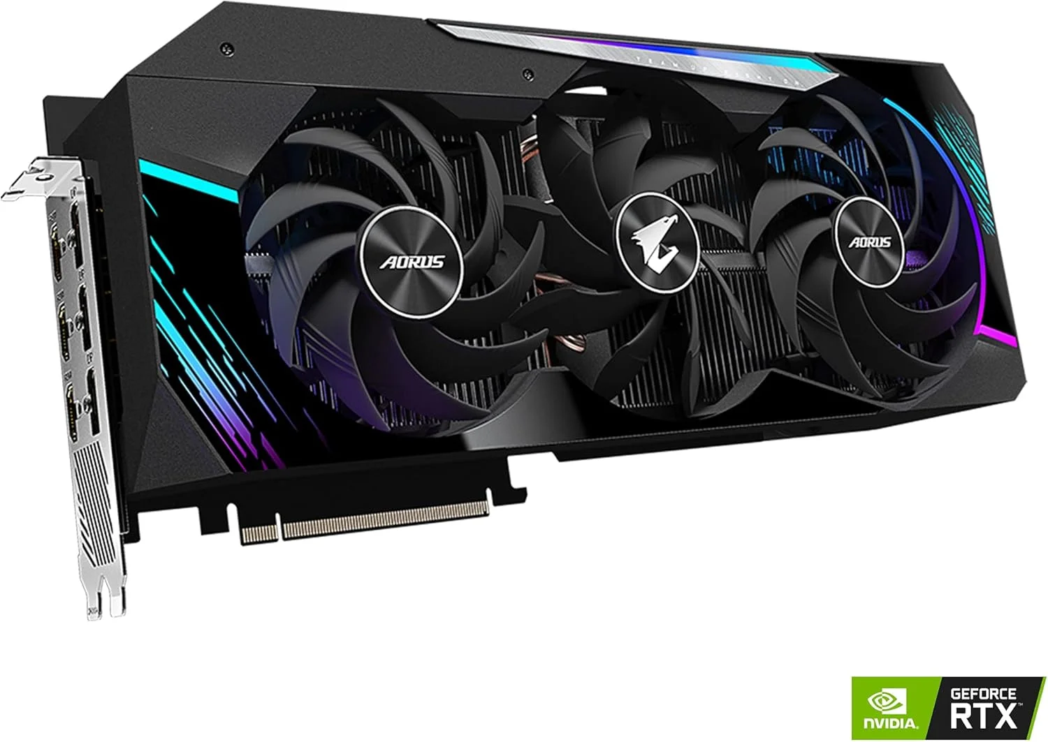 کارت گرافیک GIGABYTE AORUS GeForce RTX 3080 Ti Master 12G، خنک کننده با پوشش حداکثری، 12 گیگابایت GDDR6X 384-bit، کارت ویدیو GV-N308TAORUS M-12GD کارت گرافیک GIGABYTE AORUS GeForce RTX 3080 Ti Master 12G، خنک کننده با پوشش حداکثری، 12 گیگابایت GDDR6X 384-bit، کارت ویدیو GV-N308TAORUS M-12GD