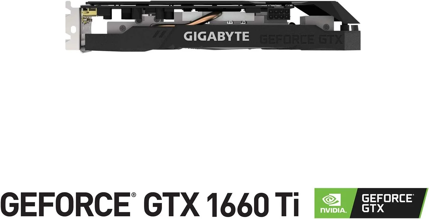 کارت گرافیک گیگابایت GeForce GTX 1660 Ti OC 6G 192-bit GDDR6 DisplayPort 1.4 HDMI 2.0B با سیستم خنک کننده Windforce 2X - مدل Gv-N166TOC-6GD کارت گرافیک گیگابایت GeForce GTX 1660 Ti OC 6G 192-bit GDDR6 DisplayPort 1.4 HDMI 2.0B با سیستم خنک کننده Windforce 2X - مدل Gv-N166TOC-6GD