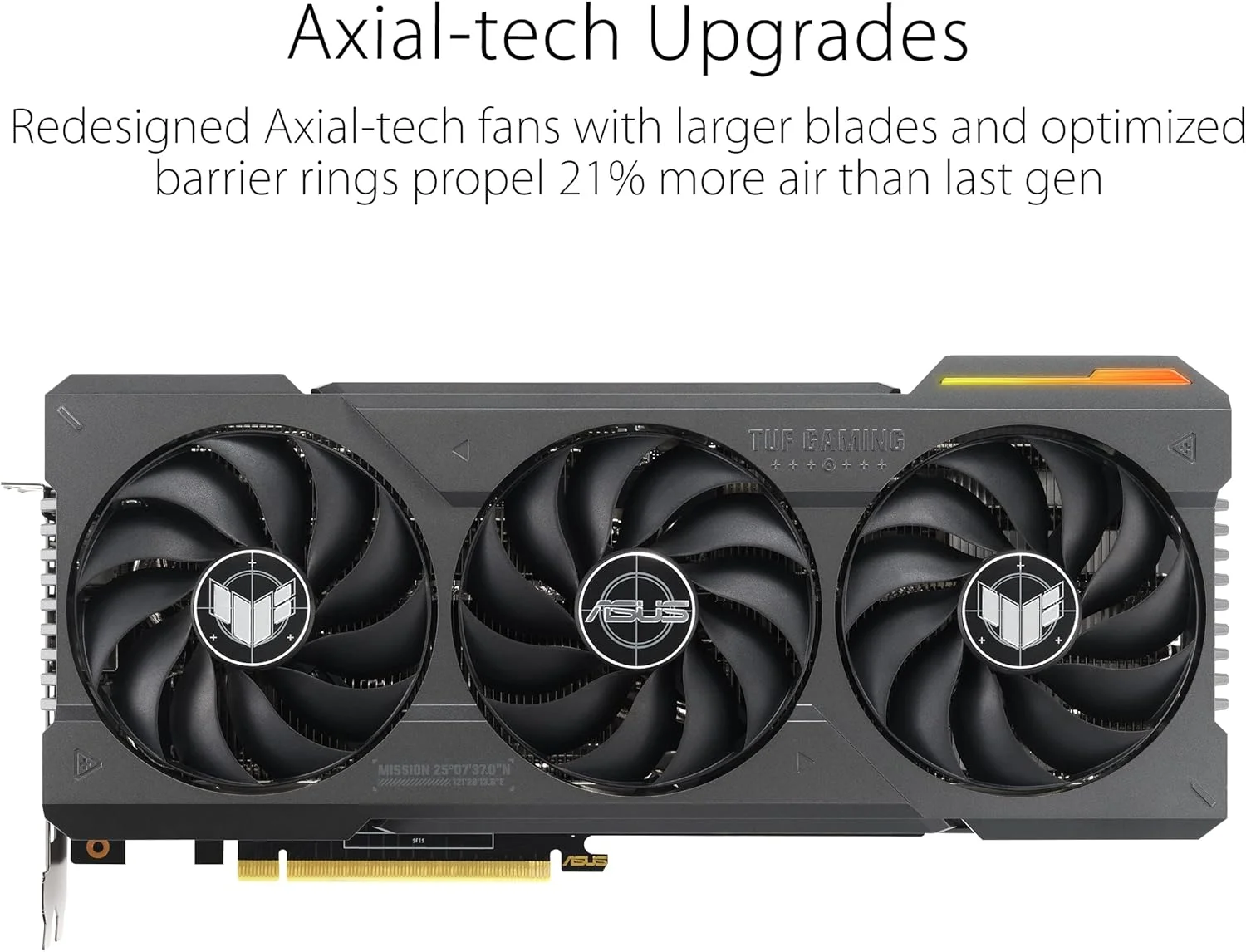 کارت گرافیک گیمینگ ایسوس TUF Gaming NVIDIA GeForce RTX™ 4070 Ti OC Edition (PCIe 4.0، 12GB GDDR6X، HDMI 2.1a، DisplayPort 1.4a)، TUF-RTX4070TI-O12G-GAMING