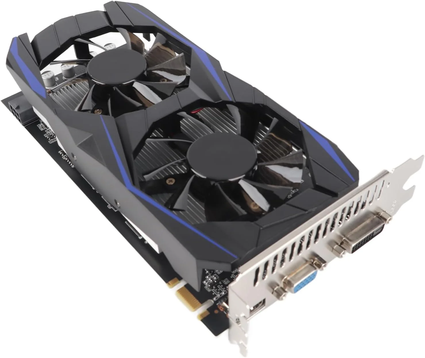 کارت گرافیک گیمینگ Yoidesu GTX550Ti، کارت گرافیک کامپیوتر 6 گیگابایت GDDR5 192BIT با فن، کارت گرافیک ویدیویی PCIe 2.0 VGA DVI GPU برای DirectX 11 فرکانس هسته 800 مگاهرتز