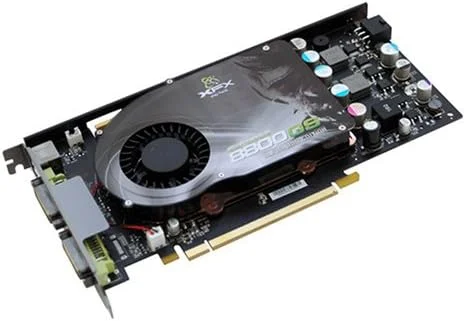 کارت گرافیک XFX PVT88SFDF4 GeForce 8800GS 384MB GDDR3 580Mhz PCI Express 2.0 SLI با خروجی دوگانه DVI و S-video