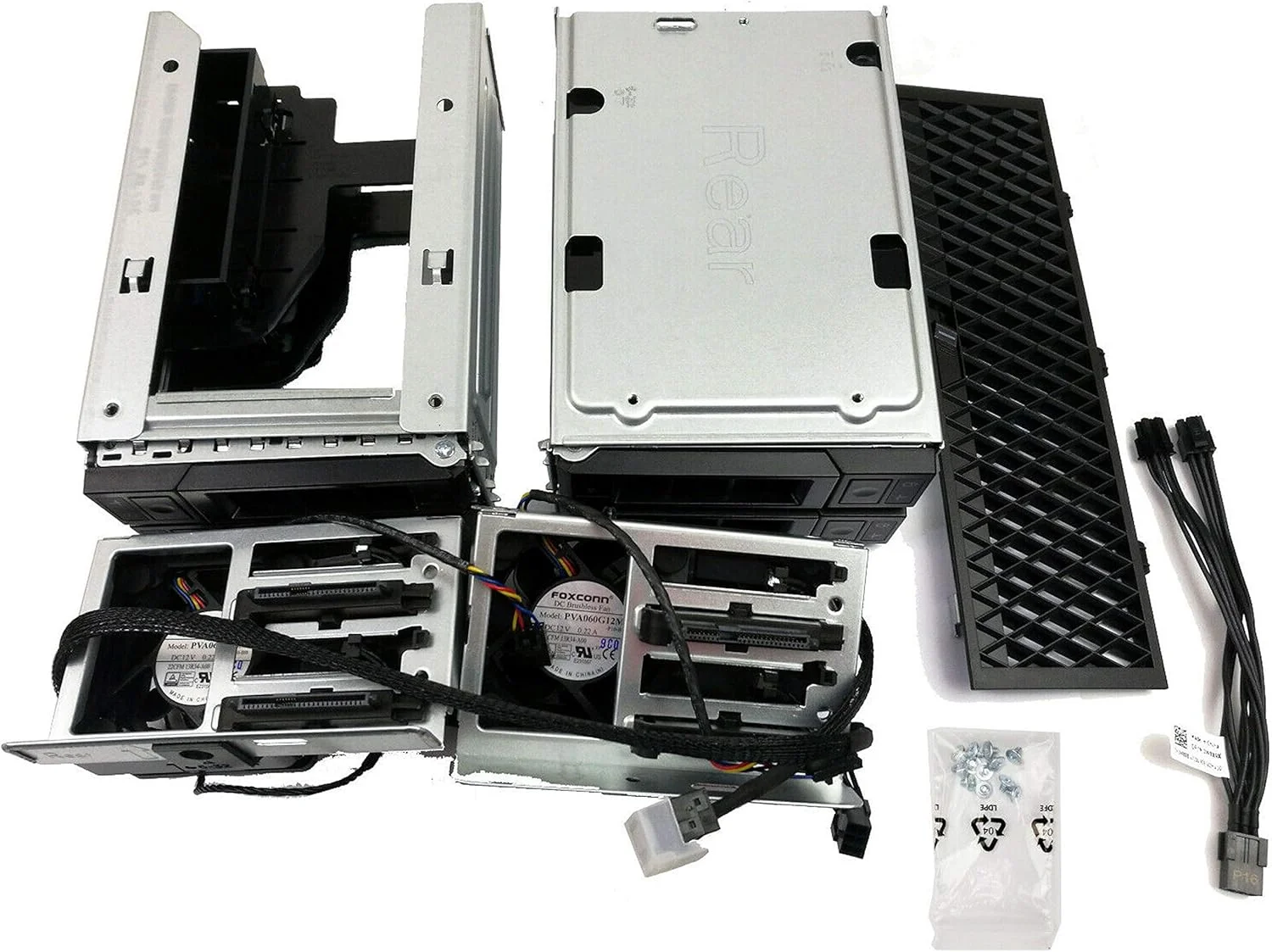 کیت ارتقاء هارد دیسک و اس اس دی BestParts 575-BBSO سازگار با Precision T7920 7920 Precison T7920XL برای نصب 4 عدد هارد دیسک/اس اس دی SATA/SAS 2.5 یا 3.5 اینچی اضافی در پشت شاسی در FlexBay 3 و 4