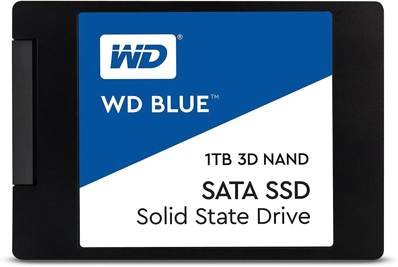 حافظه اس اس دی اینترنال وسترن دیجیتال 1 ترابایت WD Blue 3D NAND - SATA III 6 Gb/s، 2.5 اینچ / 7 میلی متر، تا 560 مگابایت بر ثانیه - WDS100T2B0A