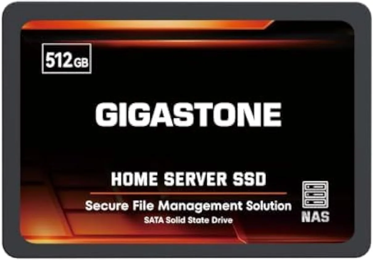 درایو SSD سرور خانگی گیگاستون 512 گیگابایت، درایو SSD کش NAS، مقاوم و بادوام، TLC با استقامت بالا، همگام سازی ابری شخصی، ذخیره سازی متصل به شبکه RAID، ناند سه بعدی 2.5 اینچی SATA درایوهای حالت جامد داخلی