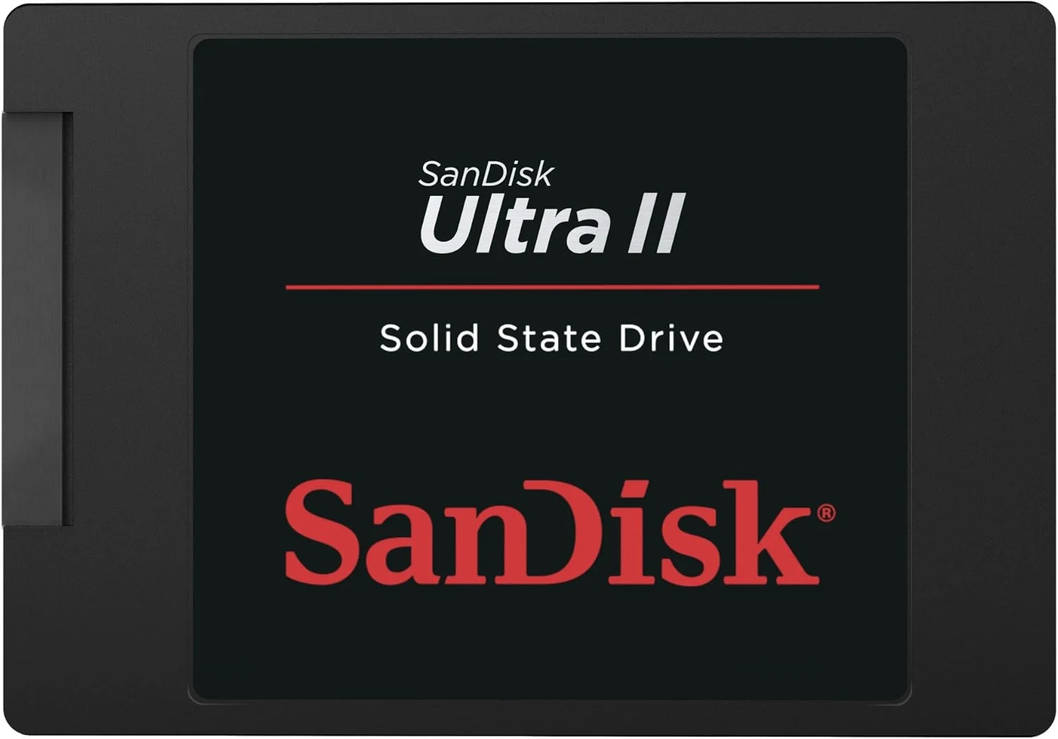 درایو حالت جامد 480 گیگابایتی SanDisk Ultra II (SDSSDHII-480G-G25)، مشکی