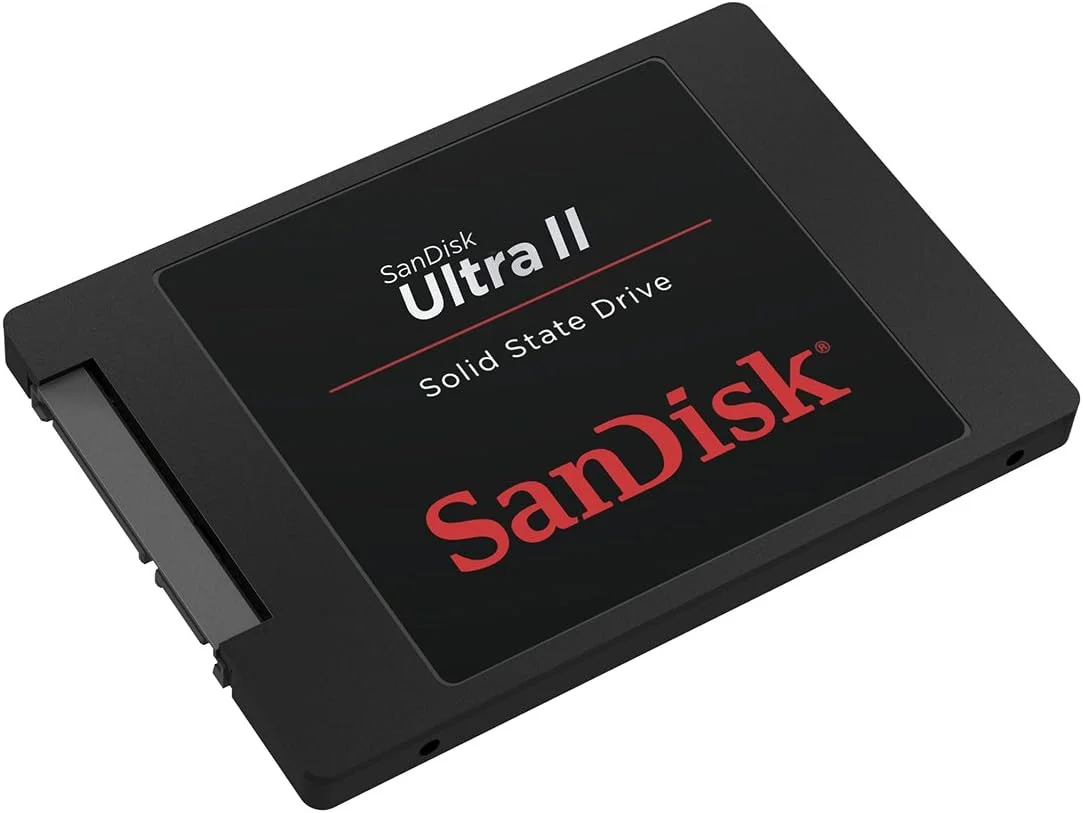 درایو حالت جامد 480 گیگابایتی SanDisk Ultra II (SDSSDHII-480G-G25)، مشکی