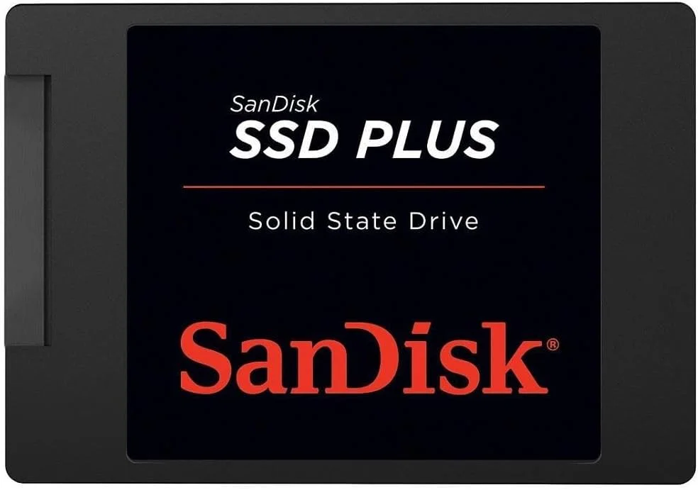 حافظه اس اس دی داخلی 480 گیگابایتی SanDisk SSD Plus SATA III 2.5 اینچی، همراه با بند مچی ضد الکتریسیته ساکن Green Extreme به طول 6 فوت