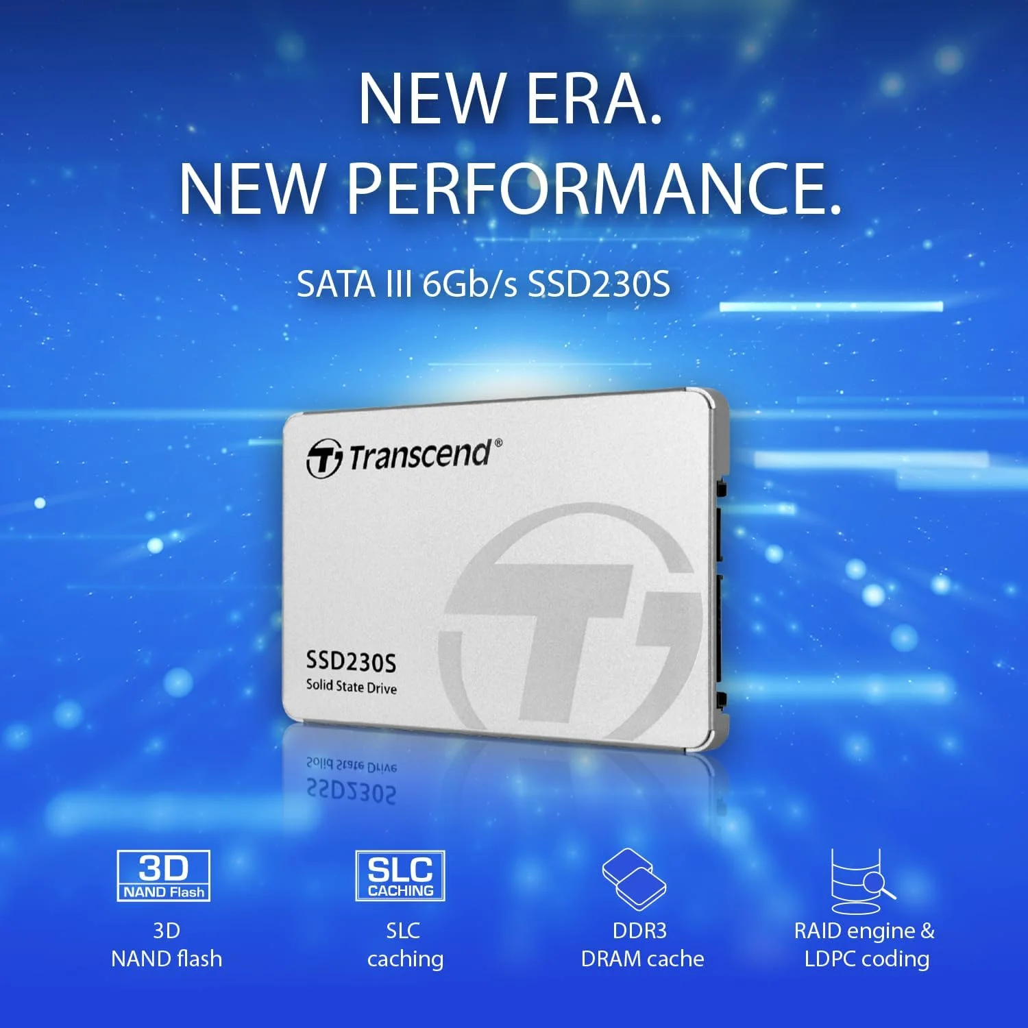 درایو حالت جامد 256 گیگابایتی Transcend 2.5 اینچی SATA III 6Gb/s با DRAM، سرعت تا 530 مگابایت بر ثانیه، سازگار با PS4، لپتاپ و کامپیوترهای رومیزی، درایو حالت جامد داخلی با SLC Cache، 3D TLC NAND، موتور RAID، کدینگ LDPC درایو حالت جامد 256 گیگابایتی Transcend 2.5 اینچی SATA III 6Gb/s با DRAM، سرعت تا 530 مگابایت بر ثانیه، سازگار با PS4، لپتاپ و کامپیوترهای رومیزی، درایو حالت جامد داخلی با SLC Cache، 3D TLC NAND، موتور RAID، کدینگ LDPC