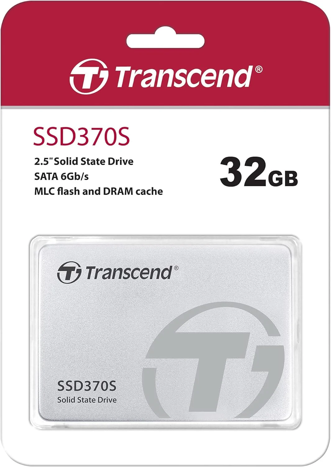 درایو حالت جامد 32 گیگابایتی Transcend SSD370S 2.5 اینچی SATA3، درایو حالت جامد، استقامت و قابلیت اطمینان بالا، حافظه کش DRAM، MLC - TS32GSSD370S