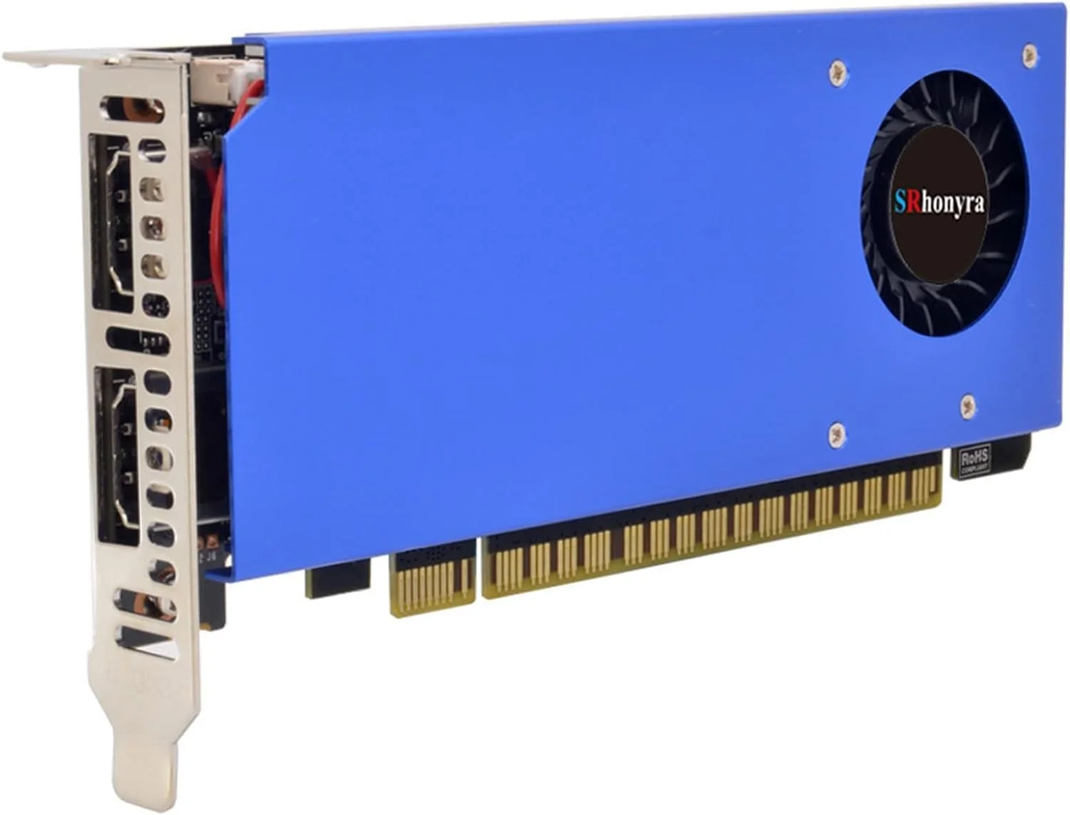 کارت گرافیک GTX 1050 Ti 4GB با دو خروجی HDMI، پروفایل کوتاه، SFF GPU GDDR5، کارت گرافیک نمایشگر دوگانه، 128 بیت PCIe 3.0 x16، پشتیبانی از HDCP 2.2 برای کیس کامپیوتر جمع و جور HTPC