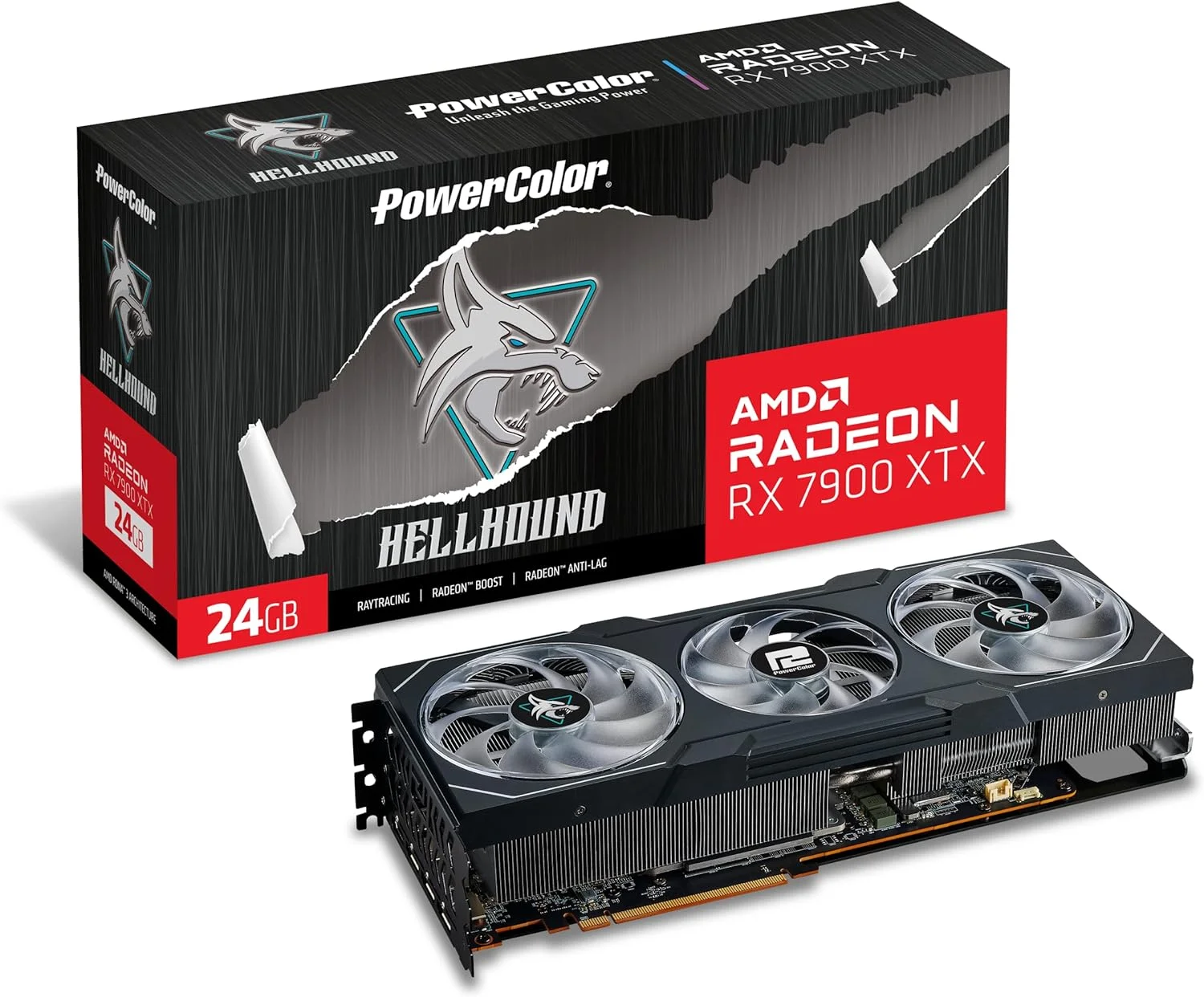 کارت گرافیک پاورکالر Hellhound AMD Radeon RX 7900 XTX