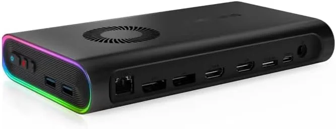 داک کارت گرافیک اکسترنال ONEXGPU با کارت توسعه Radeon RX 7600M XT RDNA3.0 8GB GDDR6 RDNA3.0 6nm 8GB GDDR6