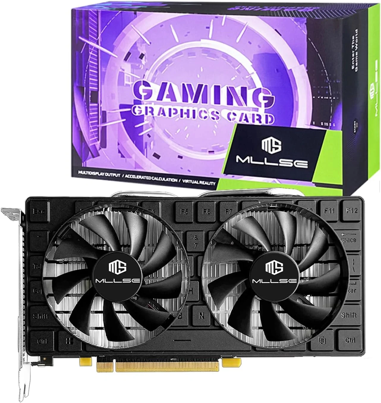 کارت گرافیک RX 580 8GB، پردازنده گرافیکی 2048SP GDDR5 256 بیتی، کارت ویدیویی گیمینگ PCIE 3.0، خنک کننده دوگانه فن، کارت گیمینگ با پورت های HDMI/DP/DVI، گرافیک دسکتاپ، کارت ویدیویی GPU برای کامپیوتر رومیزی
