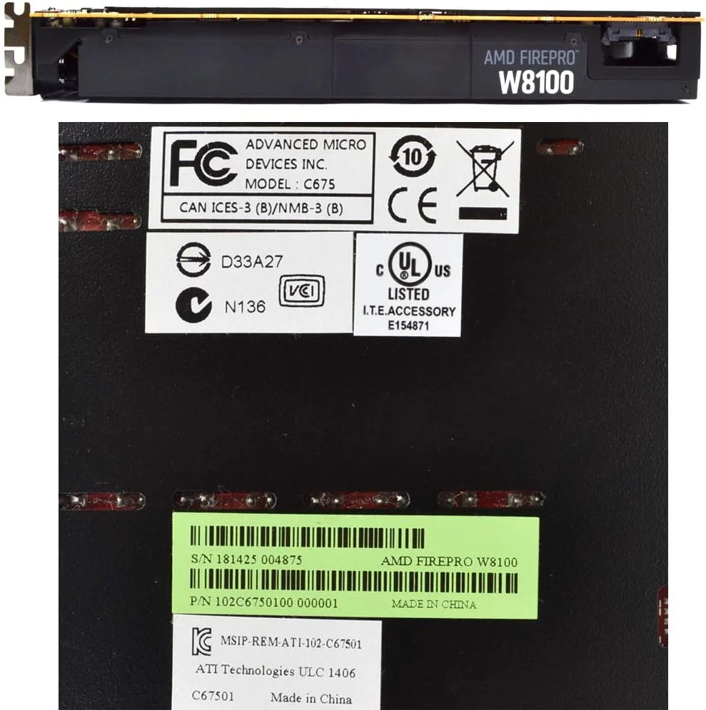 کارت گرافیک AMD FirePro W8100 مدل 100-505976 کارت گرافیک AMD FirePro W8100 مدل 100-505976